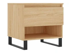 Conjunto de 2 Mesas de Centro | Mesa de apoio | Mesa de café 50x46x50cm deriv. madeira carvalho sonoma