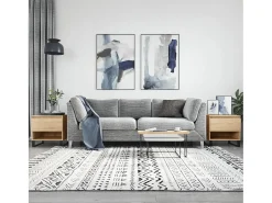 Conjunto de 2 Mesas de Centro | Mesa de apoio | Mesa de café 50x46x50cm deriv. madeira carvalho sonoma