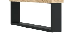 Conjunto de 2 Mesas de Centro | Mesa de apoio | Mesa de café 50x46x50cm deriv. madeira carvalho sonoma
