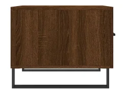 Conjunto de 2 Mesas de Centro | Mesa de apoio | Mesa de café 50x50x40 cm madeira proc. carvalho castanho