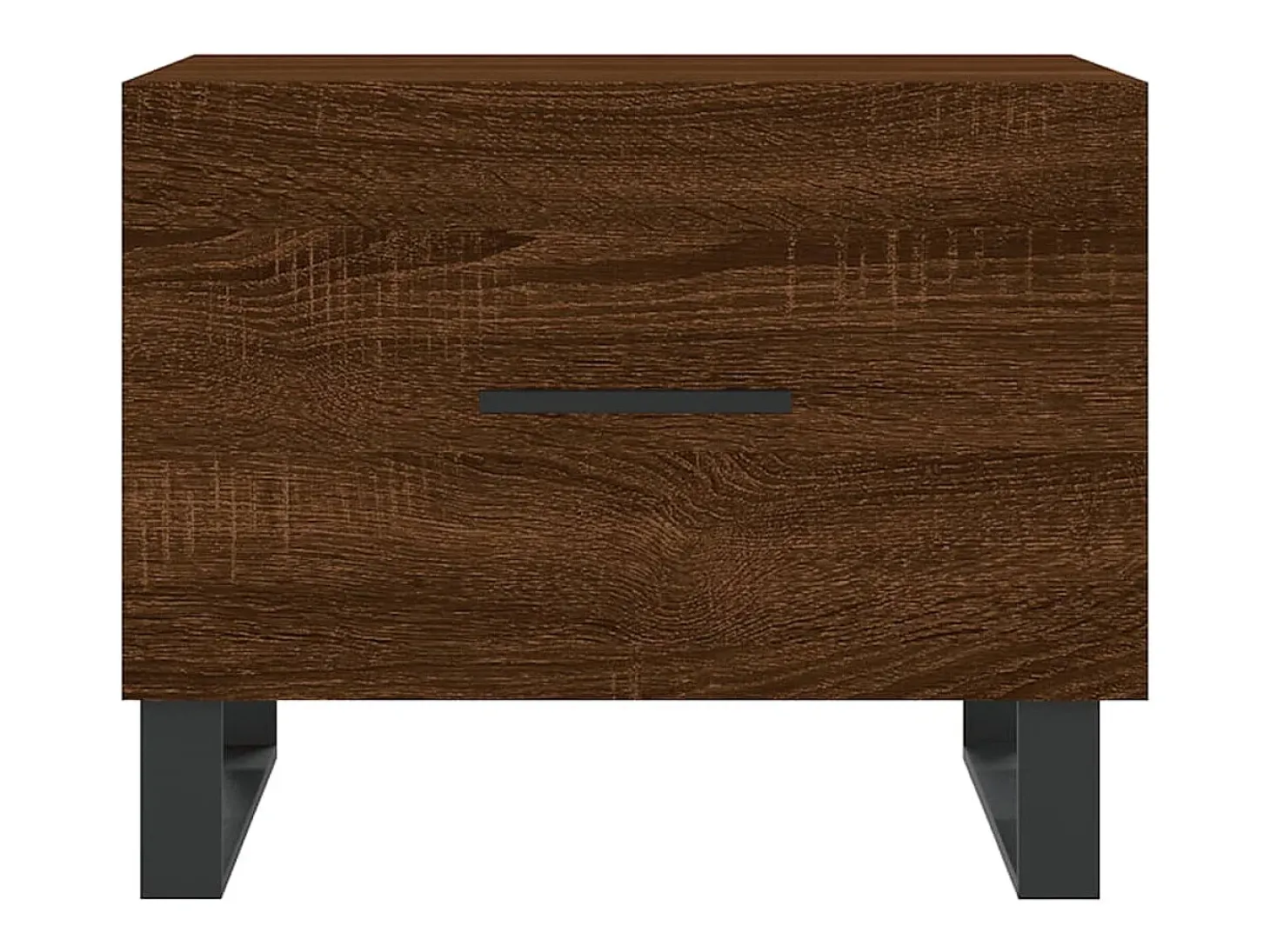 Conjunto de 2 Mesas de Centro | Mesa de apoio | Mesa de café 50x50x40 cm madeira proc. carvalho castanho