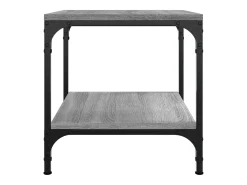 Conjunto de 2 Mesas de Centro | Mesa de apoio | Mesa de café 40x40x40 cm derivados madeira cinza sonoma