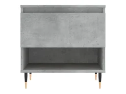 Conjunto de 2 Mesas de Centro | Mesa de apoio | Mesa de café 50x46x50 cm deriv. madeira cinza-cimento