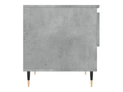 Conjunto de 2 Mesas de Centro | Mesa de apoio | Mesa de café 50x46x50 cm deriv. madeira cinza-cimento