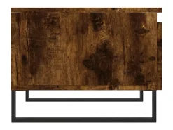 Conjunto de 2 Mesas de Centro | Mesa de apoio | Mesa de café 50x46x35cm deriv. madeira carvalho fumado