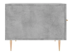 Conjunto de 2 Mesas de Centro | Mesa de apoio | Mesa de café 50x50x40 cm madeira processada cinza cimento