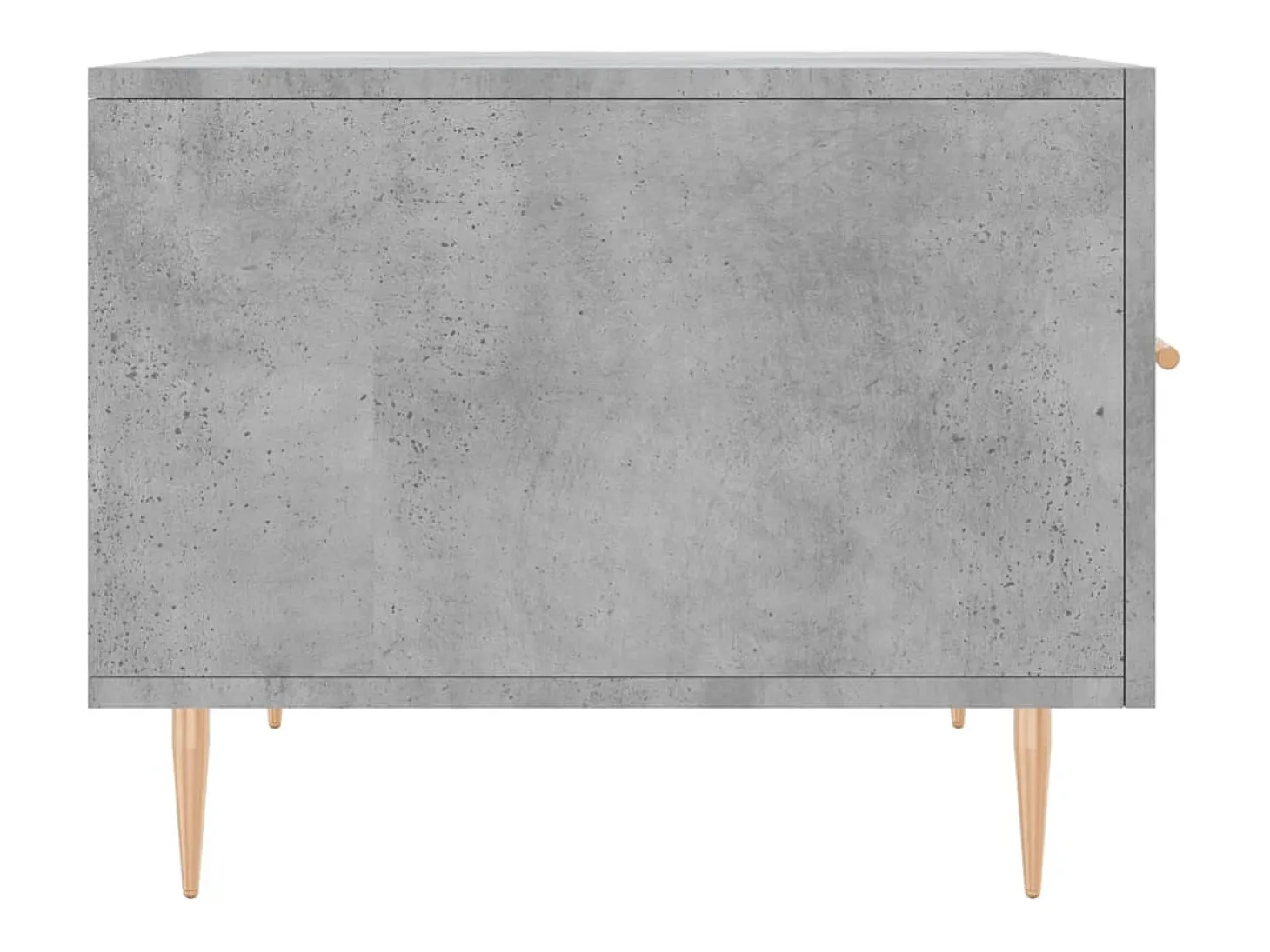 Conjunto de 2 Mesas de Centro | Mesa de apoio | Mesa de café 50x50x40 cm madeira processada cinza cimento