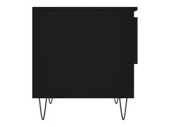 Conjunto de 2 Mesas de Centro | Mesa de apoio | Mesa de café 50x46x50 cm derivados de madeira preto