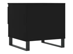 Conjunto de 2 Mesas de Centro | Mesa de apoio | Mesa de café 50x46x50 cm derivados de madeira preto