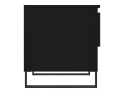 Conjunto de 2 Mesas de Centro | Mesa de apoio | Mesa de café 50x46x50 cm derivados de madeira preto