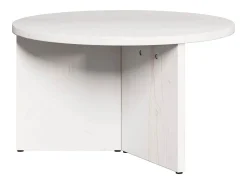 Conjunto de 2 Mesas de Centro | Mesa de apoio Branco 49x49x28 cm