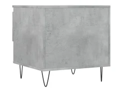 Conjunto de 2 Mesas de Centro | Mesa de apoio | Mesa de café 50x46x50 cm deriv. madeira cinza-cimento