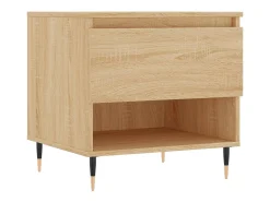 Conjunto de 2 Mesas de Centro | Mesa de apoio | Mesa de café 50x46x50cm deriv. madeira carvalho sonoma