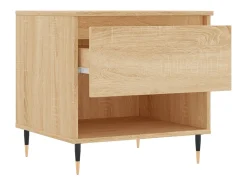 Conjunto de 2 Mesas de Centro | Mesa de apoio | Mesa de café 50x46x50cm deriv. madeira carvalho sonoma