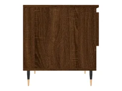 Conjunto de 2 Mesas de Centro | Mesa de apoio | Mesa de café 50x46x50 cm deriv. madeira carvalho castanho