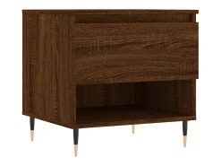 Conjunto de 2 Mesas de Centro | Mesa de apoio | Mesa de café 50x46x50 cm deriv. madeira carvalho castanho