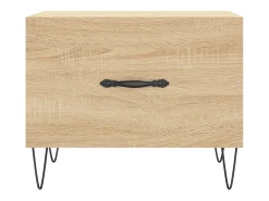 Conjunto de 2 Mesas de Centro | Mesa de apoio | Mesa de café 50x50x40cm deriv. madeira carvalho sonoma