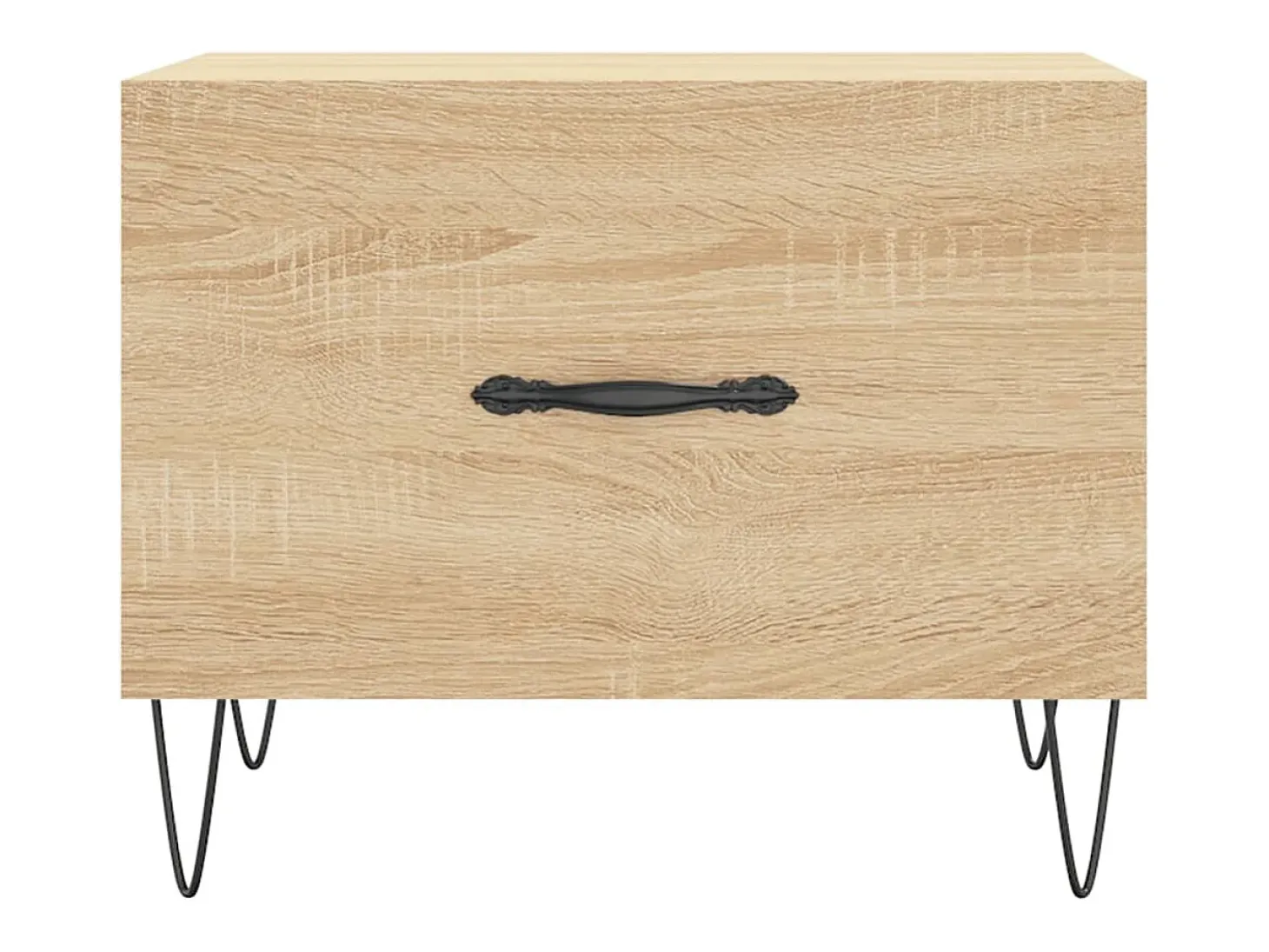 Conjunto de 2 Mesas de Centro | Mesa de apoio | Mesa de café 50x50x40cm deriv. madeira carvalho sonoma