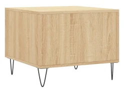 Conjunto de 2 Mesas de Centro | Mesa de apoio | Mesa de café 50x50x40cm deriv. madeira carvalho sonoma