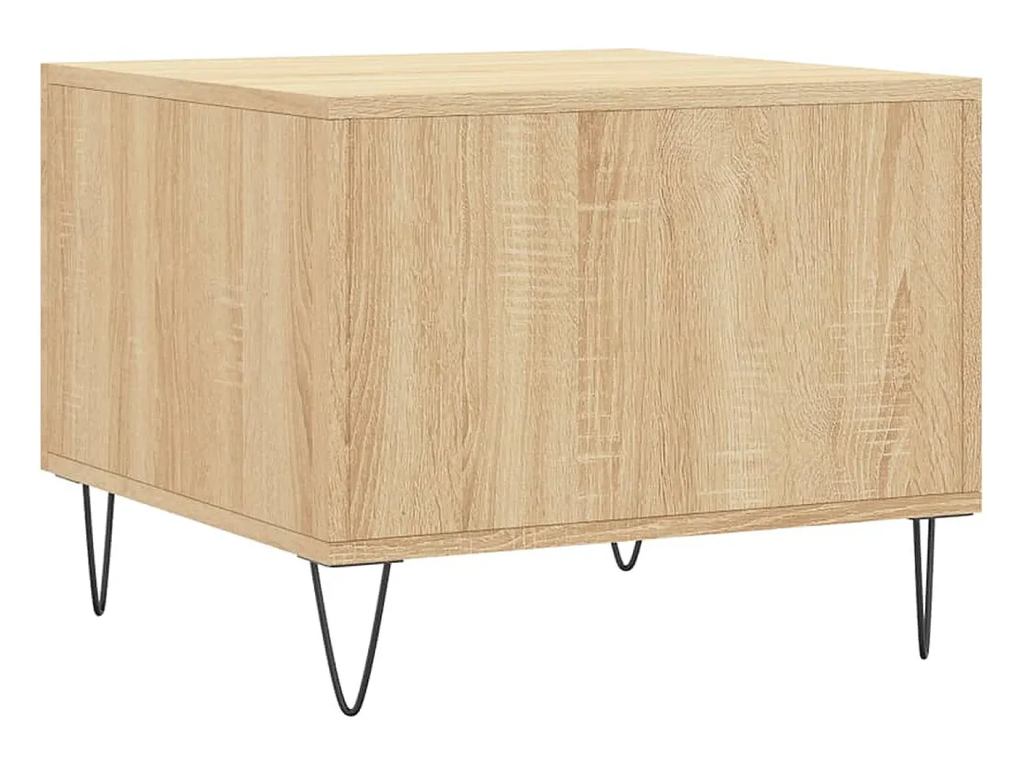 Conjunto de 2 Mesas de Centro | Mesa de apoio | Mesa de café 50x50x40cm deriv. madeira carvalho sonoma