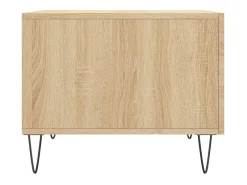 Conjunto de 2 Mesas de Centro | Mesa de apoio | Mesa de café 50x50x40cm deriv. madeira carvalho sonoma