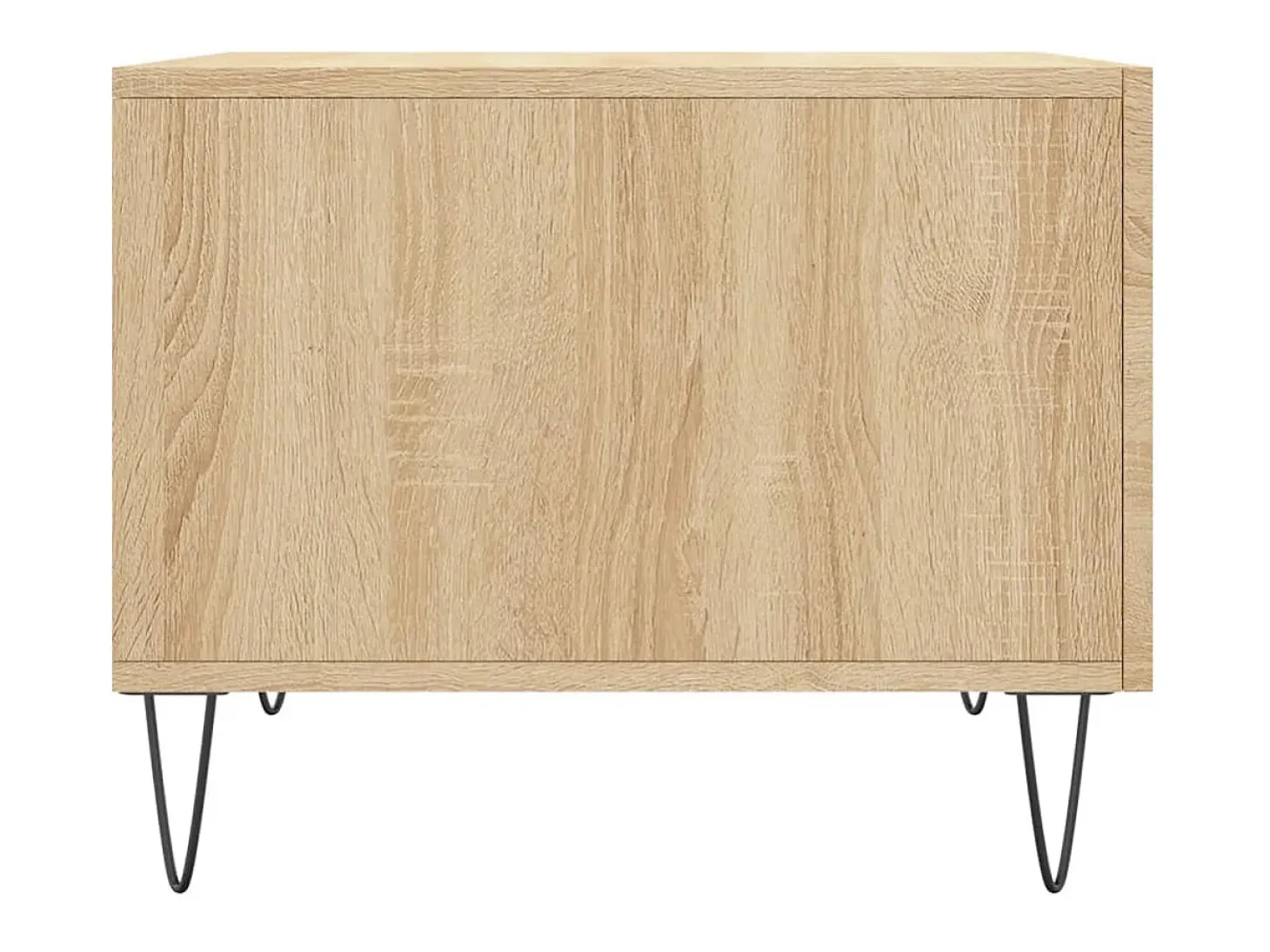Conjunto de 2 Mesas de Centro | Mesa de apoio | Mesa de café 50x50x40cm deriv. madeira carvalho sonoma
