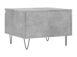 Conjunto de 2 Mesas de Centro | Mesa de apoio | Mesa de café 50x46x35 cm deriv. madeira cinza-cimento