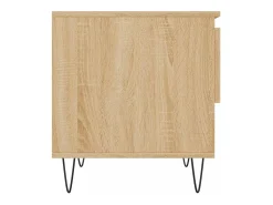 Conjunto de 2 Mesas de Centro | Mesa de apoio | Mesa de café 50x46x50cm deriv. madeira carvalho sonoma