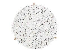 Conjunto de 2 mesas de centro artísticas encaixáveis (70/50 cm) com pernas resistentes