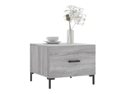Conjunto de 2 Mesas de Centro | Mesa de apoio | Mesa de café 50x50x40 cm madeira proc. sonoma cinza