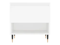 Conjunto de 2 Mesas de Centro | Mesa de apoio | Mesa de café 50x46x50 cm derivados de madeira branco