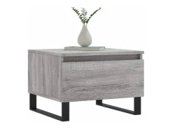 Conjunto de 2 Mesas de Centro | Mesa de apoio | Mesa de café 50x46x35cm deriv. madeira cinzento sonoma