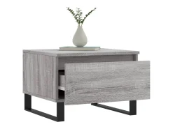 Conjunto de 2 Mesas de Centro | Mesa de apoio | Mesa de café 50x46x35cm deriv. madeira cinzento sonoma