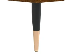 Conjunto de 2 Mesas de Centro | Mesa de apoio | Mesa de café 50x46x50cm deriv. madeira carvalho fumado
