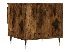 Conjunto de 2 Mesas de Centro | Mesa de apoio | Mesa de café 50x46x50cm deriv. madeira carvalho fumado