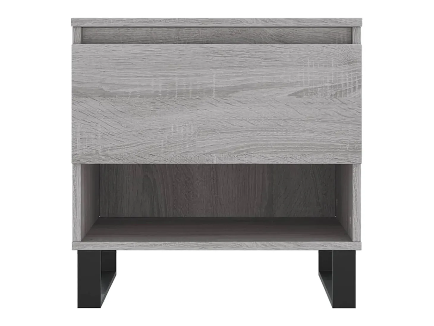 Conjunto de 2 Mesas de Centro | Mesa de apoio | Mesa de café 50x46x50cm deriv. madeira cinzento sonoma