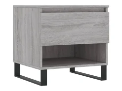 Conjunto de 2 Mesas de Centro | Mesa de apoio | Mesa de café 50x46x50cm deriv. madeira cinzento sonoma