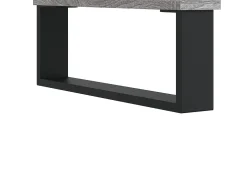 Conjunto de 2 Mesas de Centro | Mesa de apoio | Mesa de café 50x46x50cm deriv. madeira cinzento sonoma