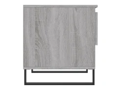 Conjunto de 2 Mesas de Centro | Mesa de apoio | Mesa de café 50x46x50cm deriv. madeira cinzento sonoma