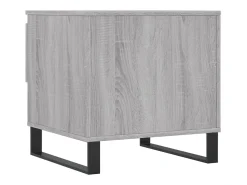 Conjunto de 2 Mesas de Centro | Mesa de apoio | Mesa de café 50x46x50cm deriv. madeira cinzento sonoma
