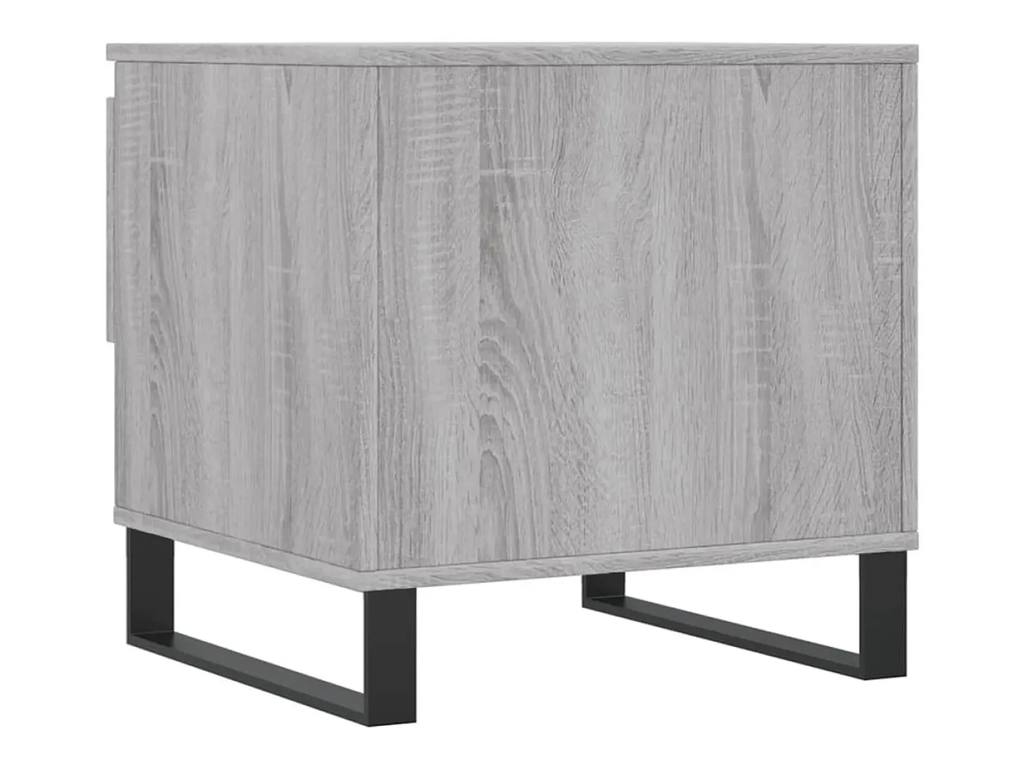 Conjunto de 2 Mesas de Centro | Mesa de apoio | Mesa de café 50x46x50cm deriv. madeira cinzento sonoma