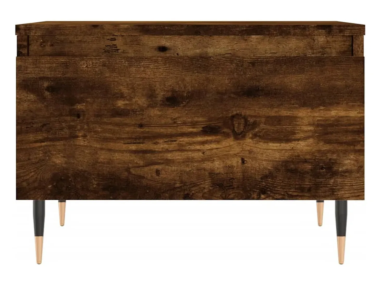 Conjunto de 2 Mesas de Centro | Mesa de apoio | Mesa de café 50x46x35cm deriv. madeira carvalho fumado