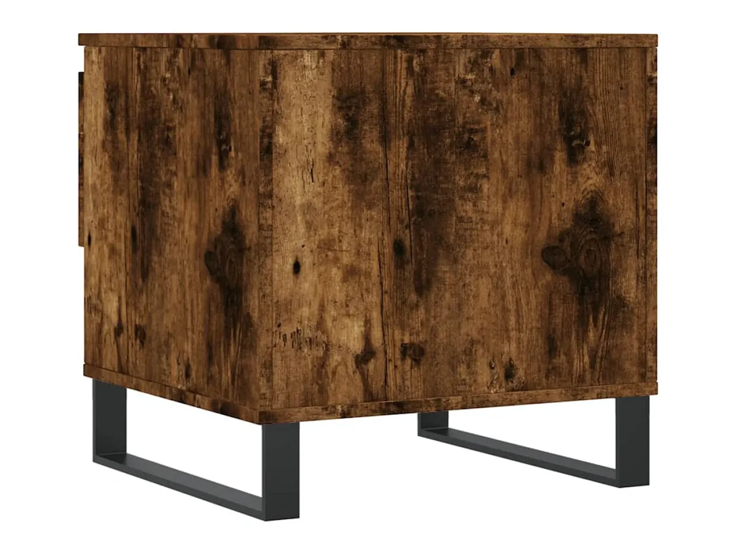 Conjunto de 2 Mesas de Centro | Mesa de apoio | Mesa de café 50x46x50cm deriv. madeira carvalho fumado