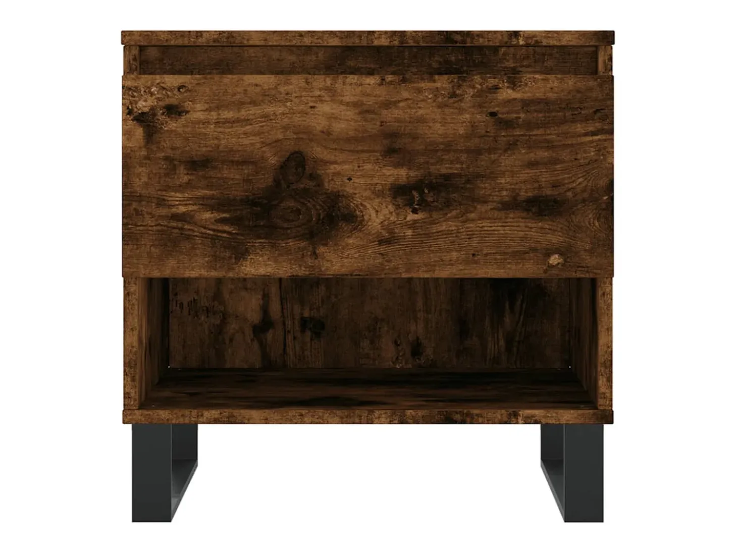 Conjunto de 2 Mesas de Centro | Mesa de apoio | Mesa de café 50x46x50cm deriv. madeira carvalho fumado