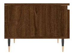 Conjunto de 2 Mesas de Centro | Mesa de apoio | Mesa de café 50x46x35 cm deriv. madeira carvalho castanho