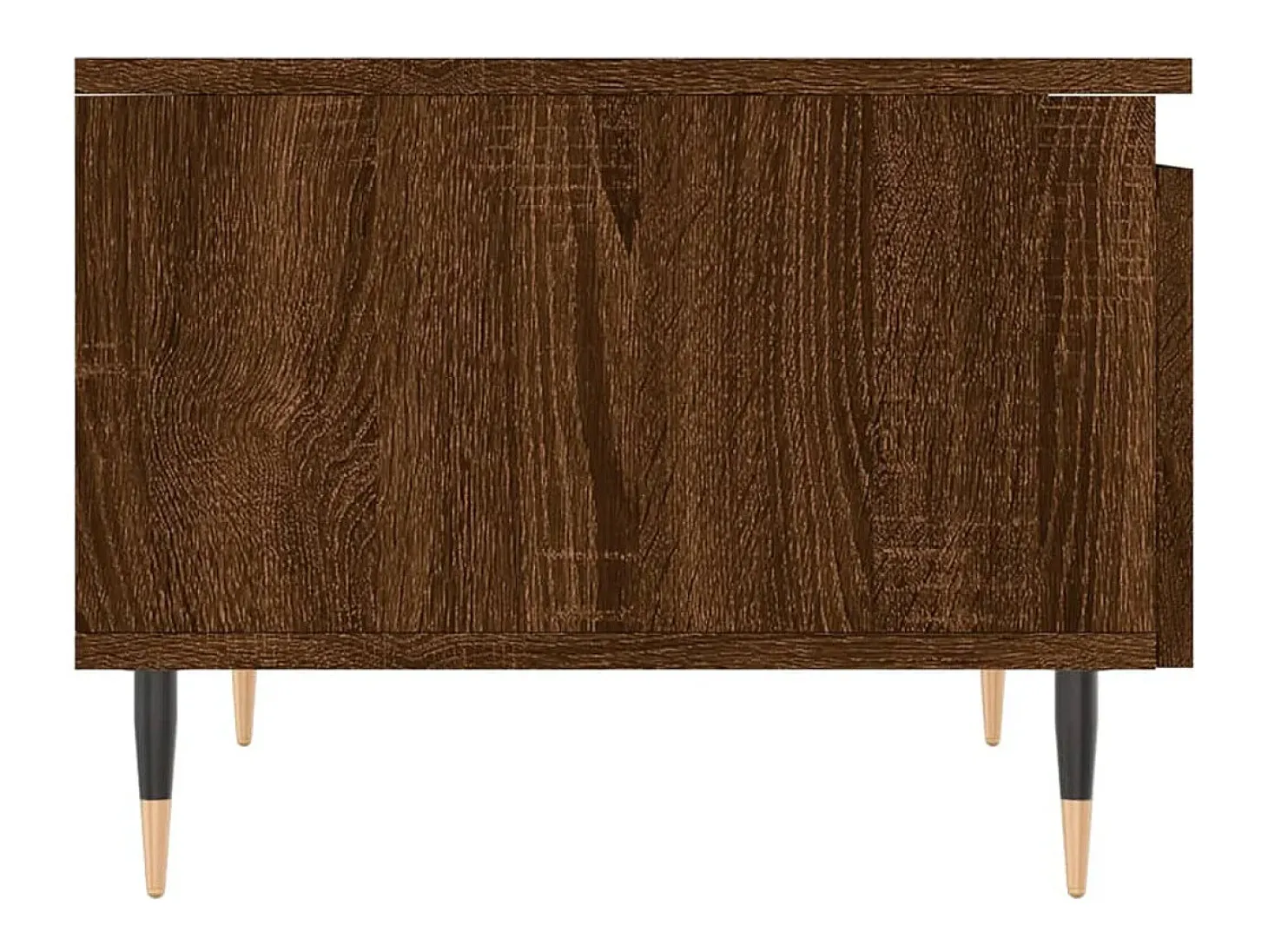 Conjunto de 2 Mesas de Centro | Mesa de apoio | Mesa de café 50x46x35 cm deriv. madeira carvalho castanho