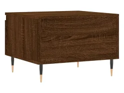 Conjunto de 2 Mesas de Centro | Mesa de apoio | Mesa de café 50x46x35 cm deriv. madeira carvalho castanho