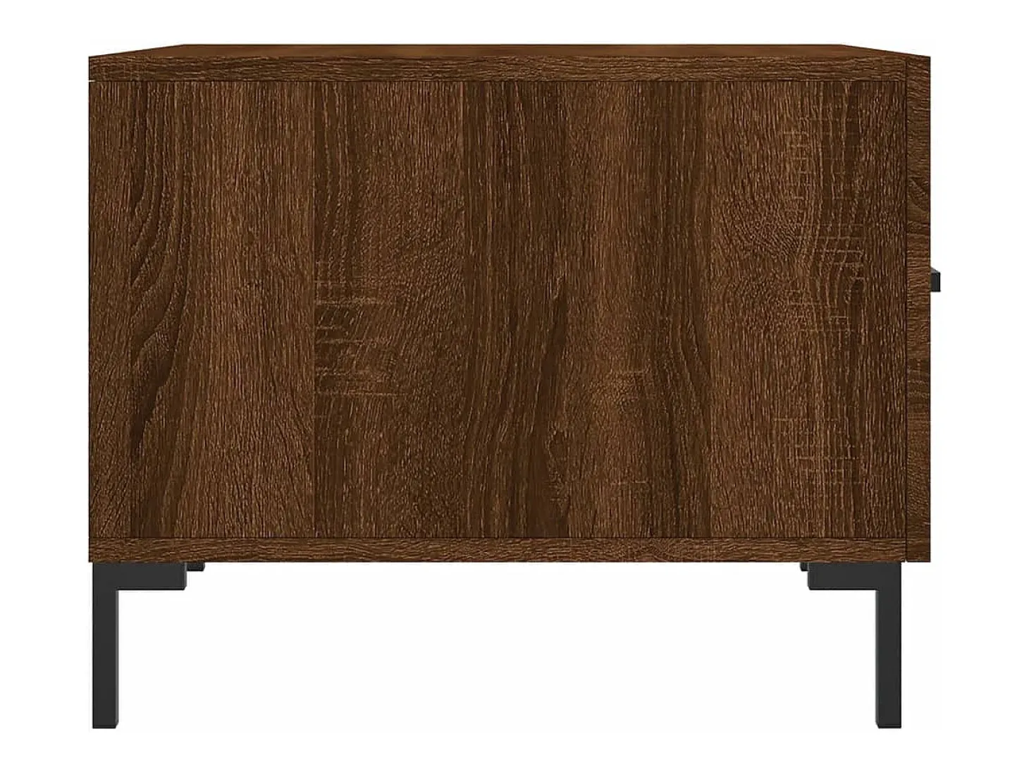 Conjunto de 2 Mesas de Centro | Mesa de apoio | Mesa de café 50x50x40 cm madeira proc. carvalho castanho