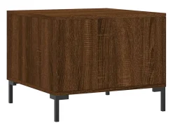 Conjunto de 2 Mesas de Centro | Mesa de apoio | Mesa de café 50x50x40 cm madeira proc. carvalho castanho