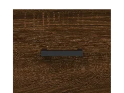 Conjunto de 2 Mesas de Centro | Mesa de apoio | Mesa de café 50x50x40 cm madeira proc. carvalho castanho